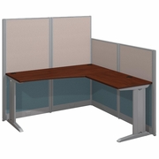 OFFICE IN AN HOUR 65W X 65D L SHAPED CUBICLE WORKSTATION.  <FONT COLOR=GREEN>-FREE SHIPPING-</FONT> OFFICE IN AN HOUR 65W X 65D L SHAPED CUBICLE WORKSTATION.  <FONT COLOR=GREEN>-FREE SHIPPING-</FONT>