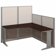 OFFICE IN AN HOUR 65W X 65D L SHAPED CUBICLE WORKSTATION.   <FONT COLOR=GREEN>-FREE SHIPPING-</FONT> OFFICE IN AN HOUR 65W X 65D L SHAPED CUBICLE WORKSTATION.   <FONT COLOR=GREEN>-FREE SHIPPING-</FONT>