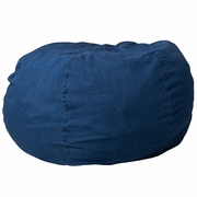OVERSIZED DENIM REFILLABLE BEAN BAG CHAIR FOR ALL AGES: <font color=green>FREE SHIPPING!</font>