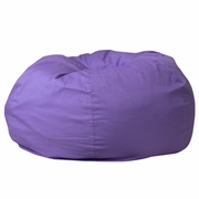 OVERSIZED SOLID PURPLE REFILLABLE BEAN BAG CHAIR FOR ALL AGES: <font color=green>FREE SHIPPING!</font>