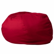 OVERSIZED SOLID RED REFILLABLE BEAN BAG CHAIR FOR ALL AGES: <font color=green>FREE SHIPPING!</font>