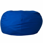 OVERSIZED SOLID ROYAL BLUE REFILLABLE BEAN BAG CHAIR FOR ALL AGES: <font color=green>FREE SHIPPING!</font>