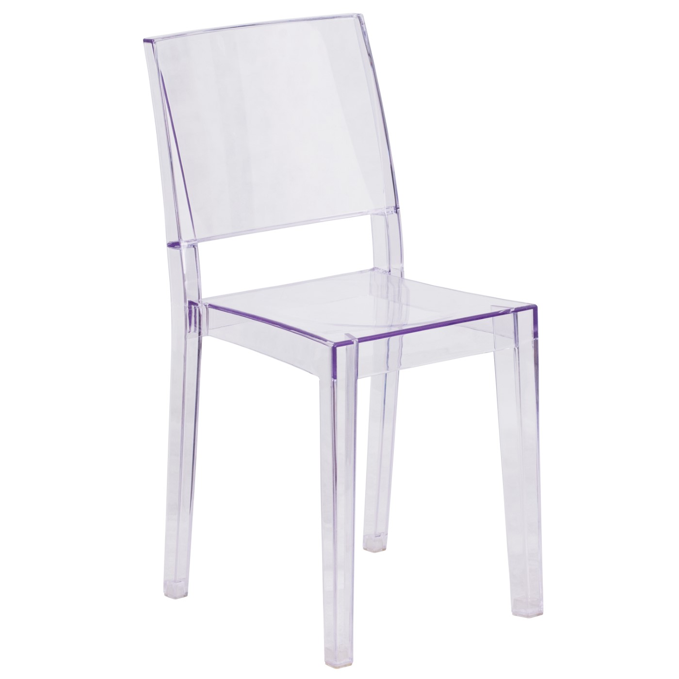 PHANTOM SERIES TRANSPARENT STACKING SIDE CHAIR: <font color=green>FREE SHIPPING!</font> PHANTOM SERIES TRANSPARENT STACKING SIDE CHAIR: <font color=green>FREE SHIPPING!</font>