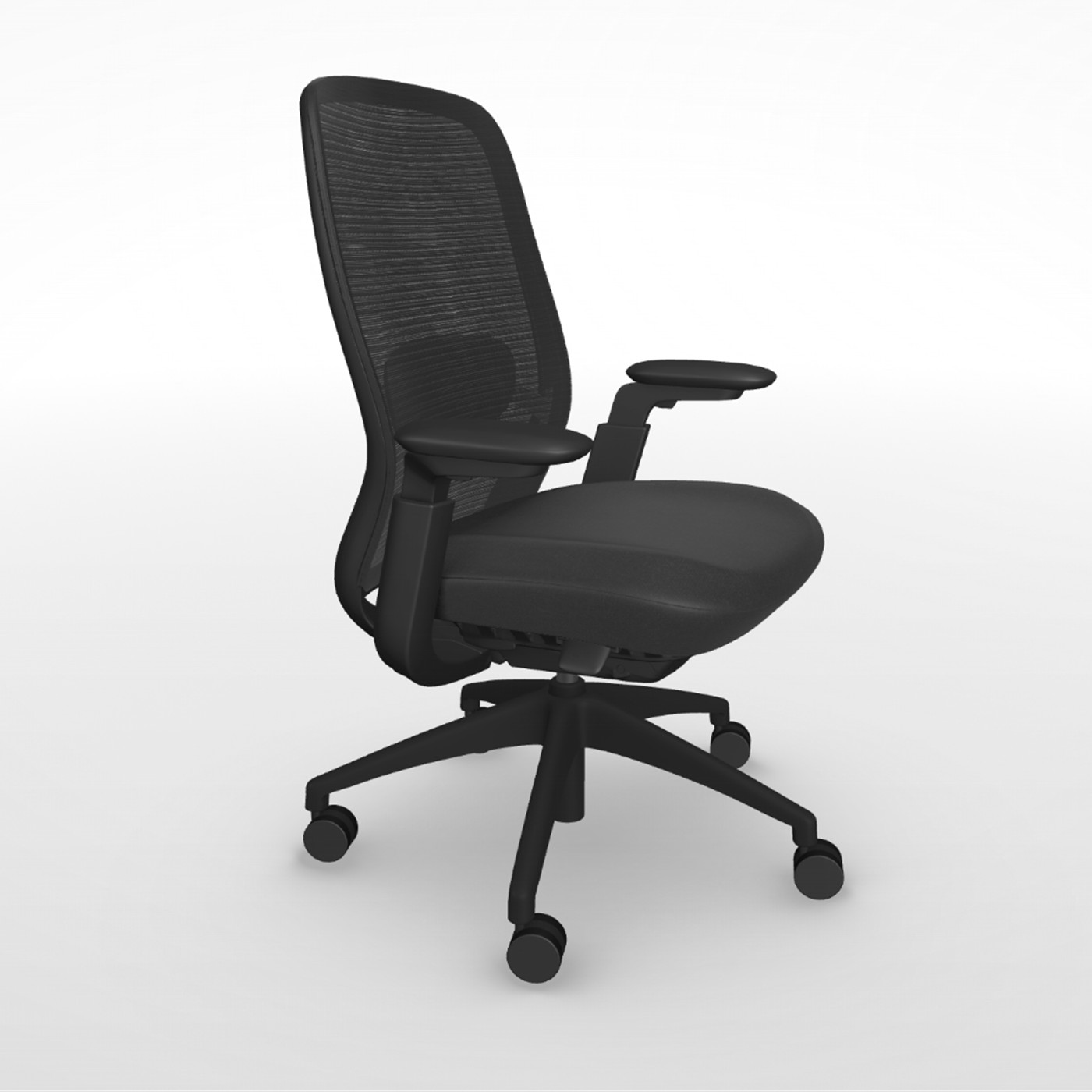 PINNACLE MESH BACK<br>WORK CHAIR<BR>WITH HEIGHT ADJUSTABLE<BR>LUMBAR SUPPORT AND<BR> 4D ADJUSTABLE ARM RESTS PINNACLE MESH BACK<br>WORK CHAIR<BR>WITH HEIGHT ADJUSTABLE<BR>LUMBAR SUPPORT AND<BR> 4D ADJUSTABLE ARM RESTS