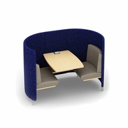 POD DUO<br>2-PERSON AIRPORT SEATING<br>WITH TABLE POD DUO<br>2-PERSON AIRPORT SEATING<br>WITH TABLE