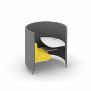 POD SINGLE PERSON<br>AIRPORT TERMINAL SEATING<br>WITH TABLE POD SINGLE PERSON<br>AIRPORT TERMINAL SEATING<br>WITH TABLE