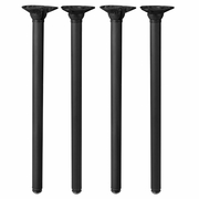 POST FOLDING TABLE LEG (SET OF 4)- BLACK <FONT COLOR=GREEN>-FREE SHIPPING-</FONT>