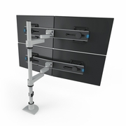 QUAD MONITOR STAND FOR USE FOR MULTIPLE MONITOR STANDS APPLICATIONS W/VESA MOUNTS.