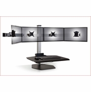 QUAD MONITOR STAND FOR USE FOR MULTIPLE MONITOR STANDS. FREE SHIPPING: