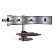 Quad Monitor StandS: Electric Motorized, Fixed and Height Adjustable Quad Monitor StandS: Electric Motorized, Fixed and Height Adjustable