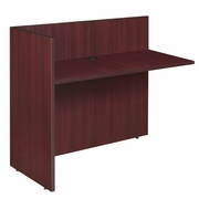 RECEPTION DESK RETURN SHELL- MAHOGANY <FONT COLOR=GREEN>-FREE SHIPPING-</FONT> RECEPTION DESK RETURN SHELL- MAHOGANY <FONT COLOR=GREEN>-FREE SHIPPING-</FONT>
