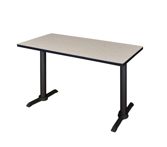 42 X 24 IN. STEEL T-BASE TRAINING SEMINAR TABLE- MAPLE <FONT COLOR=GREEN>-FREE SHIPPING-</FONT>