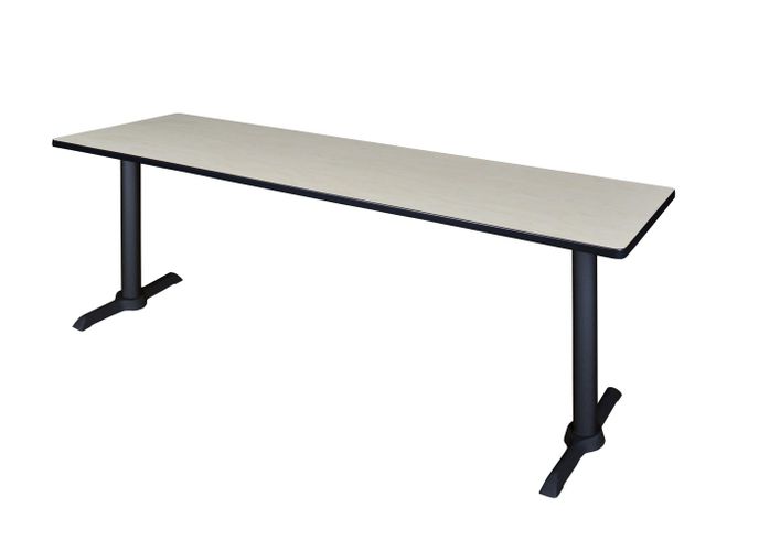 84 X 24 IN. STEEL T-BASE TRAINING SEMINAR TABLE- MAPLE <FONT COLOR=GREEN>-FREE SHIPPING-</FONT>