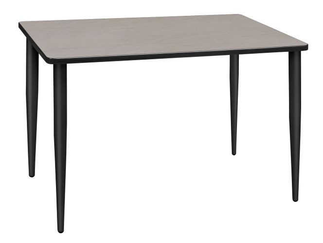 42 X 24 IN. TRAINING SEMINAR TABLE- MAPLE TOP, BLACK TAPERED LEGS <FONT COLOR=GREEN>-FREE SHIPPING-</FONT>