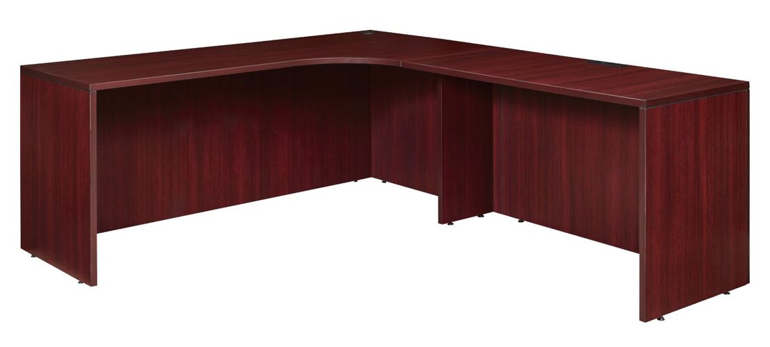 71 X 71 IN. RIGHT CORNER CREDENZA SHELL- MAHOGANY <FONT COLOR=GREEN>-FREE SHIPPING-</FONT>