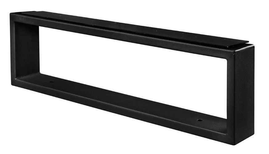 24 IN. O- LEG FOR LOW CREDENZA - BLACK <FONT COLOR=GREEN>-FREE SHIPPING-</FONT>
