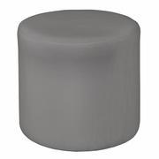 ROUND STOOL OTTOMAN- GREY <FONT COLOR=GREEN>-FREE SHIPPING-</FONT>