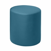 ROUND STOOL OTTOMAN- PEACOCK TEAL <FONT COLOR=GREEN>-FREE SHIPPING-</FONT>