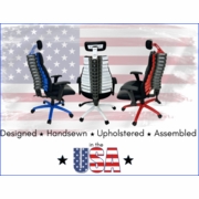 SALE 50% OFF VERTE CHAIR. ADJUSTS AUTOMATICALLY W/YOUR BACK MOVEMENTS FOR COMFORT TO THE BONE! INCLUDES ADJUSTABLE LUMBAR SUPPORT & ADJUSTABLE HEADREST. #22414. REV Jan-1-26.