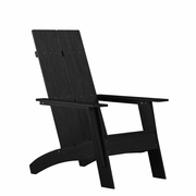 SAWYER MODERN ALL-WEATHER POLY RESIN WOOD ADIRONDACK CHAIR IN BLACK <font color=green>FREE SHIPPING!</font> SAWYER MODERN ALL-WEATHER POLY RESIN WOOD ADIRONDACK CHAIR IN BLACK <font color=green>FREE SHIPPING!</font>
