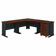 SERIES A 84W X 84D CORNER DESK WITH MOBILE FILE CABINET. <FONT COLOR=GREEN>-FREE SHIPPING-</FONT> SERIES A 84W X 84D CORNER DESK WITH MOBILE FILE CABINET. <FONT COLOR=GREEN>-FREE SHIPPING-</FONT>