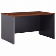 SERIES C 48W X 30D DESK: HANSEN CHERRY/GRAPHITE GRAY <FONT COLOR=GREEN>-FREE SHIPPING-</FONT>