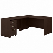 SERIES C 60W L SHAPED DESK WITH 3 DRAWER MOBILE FILE CABINET: MOCHA CHERRY <FONT COLOR=GREEN>-FREE SHIPPING-</FONT> SERIES C 60W L SHAPED DESK WITH 3 DRAWER MOBILE FILE CABINET: MOCHA CHERRY <FONT COLOR=GREEN>-FREE SHIPPING-</FONT>