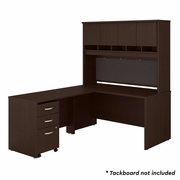 SERIES C 60W L SHAPED DESK WITH HUTCH AND MOBILE FILE CABINET IN MOCHA CHERRY <FONT COLOR=GREEN>-FREE SHIPPING-</FONT> SERIES C 60W L SHAPED DESK WITH HUTCH AND MOBILE FILE CABINET IN MOCHA CHERRY <FONT COLOR=GREEN>-FREE SHIPPING-</FONT>