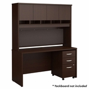 SERIES C 60W X 24D OFFICE DESK WITH HUTCH AND MOBILE FILE CABINET IN MOCHA CHERRY <FONT COLOR=GREEN>-FREE SHIPPING-</FONT> SERIES C 60W X 24D OFFICE DESK WITH HUTCH AND MOBILE FILE CABINET IN MOCHA CHERRY <FONT COLOR=GREEN>-FREE SHIPPING-</FONT>