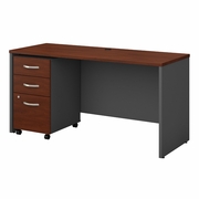 SERIES C 60W X 24D OFFICE DESK WITH MOBILE FILE CABINET. VIDEO BELOW. <FONT COLOR=GREEN>-FREE SHIPPING-</FONT> SERIES C 60W X 24D OFFICE DESK WITH MOBILE FILE CABINET. VIDEO BELOW. <FONT COLOR=GREEN>-FREE SHIPPING-</FONT>
