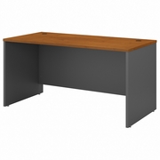 SERIES C 60W X 30D OFFICE DESK: NATURAL CHERRY/GRAPHITE GRAY <FONT COLOR=GREEN>-FREE SHIPPING-</FONT>