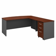 SERIES C 72W BOW FRONT L SHAPED DESK WITH 48W RETURN AND MOBILE FILE CABINET. VIDEO BELOW. <FONT COLOR=GREEN>-FREE SHIPPING-</FONT> SERIES C 72W BOW FRONT L SHAPED DESK WITH 48W RETURN AND MOBILE FILE CABINET. VIDEO BELOW. <FONT COLOR=GREEN>-FREE SHIPPING-</FONT>