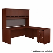 SERIES C 72W L SHAPED DESK WITH HUTCH AND MOBILE FILE CABINET IN MAHOGANY <FONT COLOR=GREEN>-FREE SHIPPING-</FONT> SERIES C 72W L SHAPED DESK WITH HUTCH AND MOBILE FILE CABINET IN MAHOGANY <FONT COLOR=GREEN>-FREE SHIPPING-</FONT>