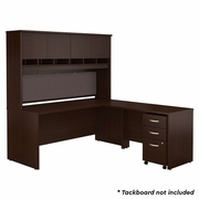 SERIES C 72W L SHAPED DESK WITH HUTCH AND MOBILE FILE CABINET IN MOCHA CHERRY <FONT COLOR=GREEN>-FREE SHIPPING-</FONT> SERIES C 72W L SHAPED DESK WITH HUTCH AND MOBILE FILE CABINET IN MOCHA CHERRY <FONT COLOR=GREEN>-FREE SHIPPING-</FONT>