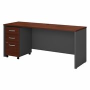 SERIES C 72W X 24D OFFICE DESK WITH MOBILE FILE CABINET. VIDEO BELOW. <FONT COLOR=GREEN>-FREE SHIPPING-</FONT> SERIES C 72W X 24D OFFICE DESK WITH MOBILE FILE CABINET. VIDEO BELOW. <FONT COLOR=GREEN>-FREE SHIPPING-</FONT>