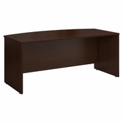 SERIES C 72W X 36D BOW FRONT DESK.  <FONT COLOR=GREEN>-FREE SHIPPING-</FONT>