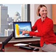 SINGLE MONITOR STANDS W/VESA MOUNT CREATE MORE DESKTOP SPACE.