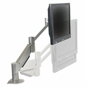 SINGLE MONITOR STANDS W/VESA MOUNT CREATE MORE DESKTOP SPACE.