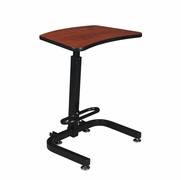 SITTING OR STANDING DESK, CHERRY <FONT COLOR=GREEN>-FREE SHIPPING-</FONT>