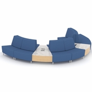 SKY AVIATION -CURVE<br>CURVED AIRPORT SEATING SKY AVIATION -CURVE<br>CURVED AIRPORT SEATING