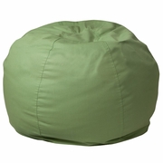 SMALL SOLID GREEN REFILLABLE BEAN BAG CHAIR FOR KIDS AND TEENS <font color=green>FREE SHIPPING!</font>