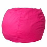 SMALL SOLID HOT PINK REFILLABLE BEAN BAG CHAIR FOR KIDS AND TEENS: <font color=green>FREE SHIPPING!</font>