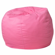 SMALL SOLID LIGHT PINK REFILLABLE BEAN BAG CHAIR FOR KIDS AND TEENS: <font color=green>FREE SHIPPING!</font>