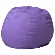SMALL SOLID PURPLE REFILLABLE BEAN BAG CHAIR FOR KIDS AND TEENS: <font color=green>FREE SHIPPING!</font>