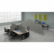 SOCIAL DISTANCING FURNITURE: EACH ERGONOMIC FURNITURE PRODUCT HAS INCORPORATED SOCIAL DISTANCING BARRIERS LIKE SNEEZE GUARDS. READ MORE: