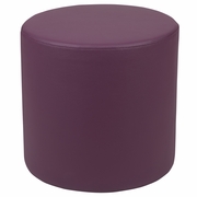 SOFT SEATING FLEXIBLE CIRCLE FOR CLASSROOMS AND COMMON SPACES - 18" SEAT HEIGHT (PURPLE) <font color=green>FREE SHIPPING!</font>