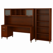 Somerset Collection: Hansen Cherry Office Desk <FONT COLOR=GREEN>-FREE SHIPPING-</FONT>