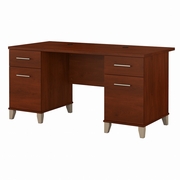 Somerset Collection: Hansen Cherry Office Desk <FONT COLOR=GREEN>-FREE SHIPPING-</FONT>