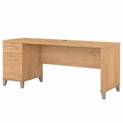 Somerset Collection: Maple Cross Office Desk <FONT COLOR=GREEN>-FREE SHIPPING-</FONT>