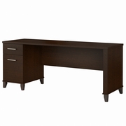 Somerset Collection: Mocha Cherry Office Desk <FONT COLOR=GREEN>-FREE SHIPPING-</FONT>